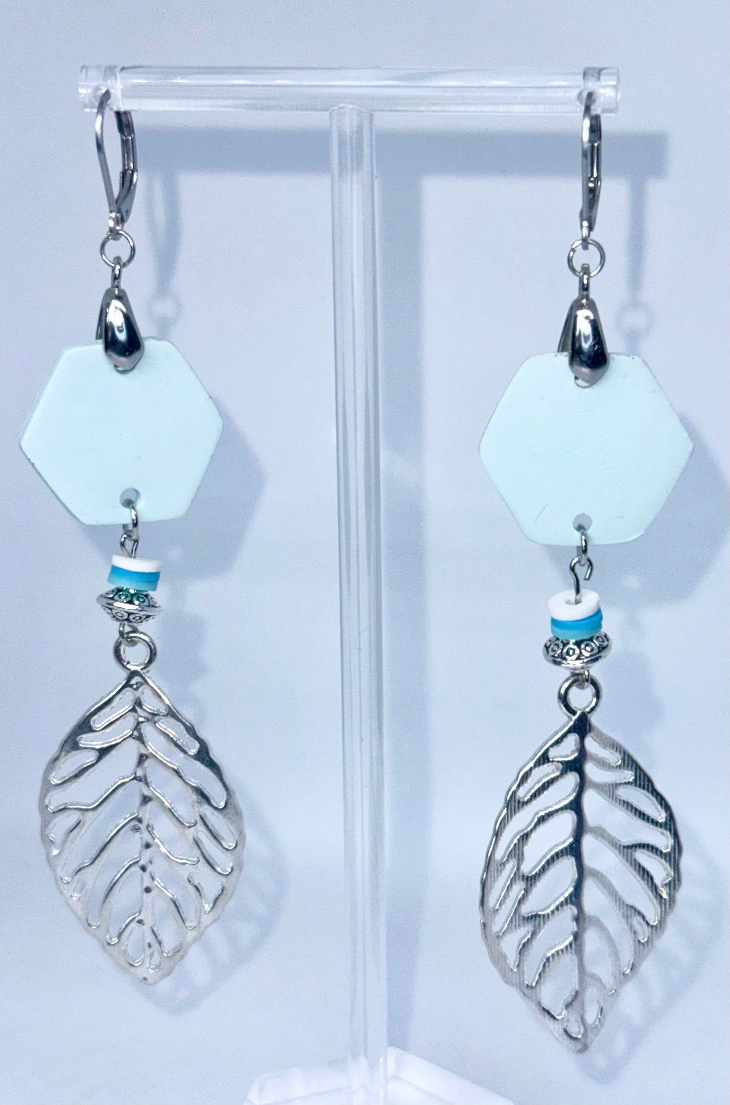Frosted Leaf Dangles