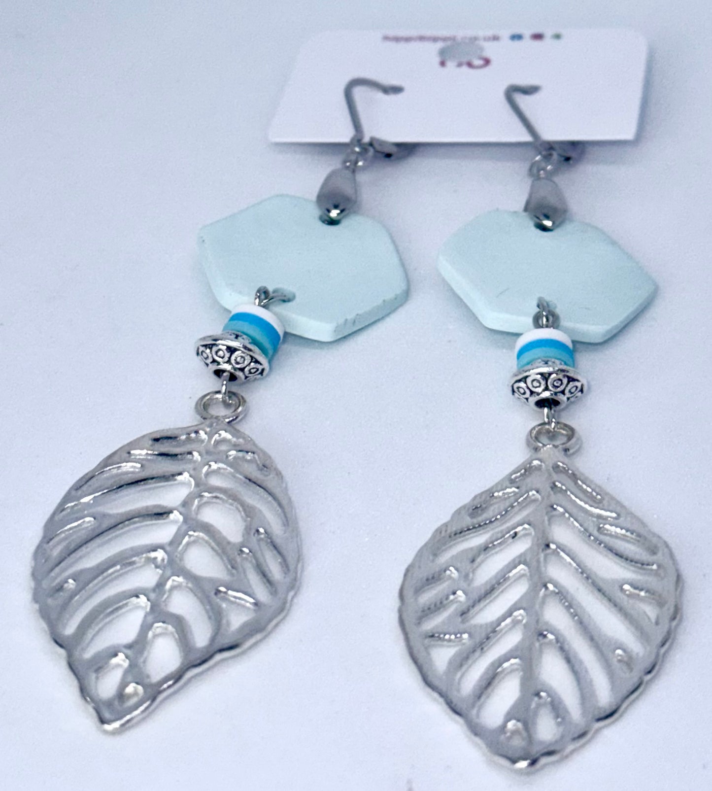 Frosted Leaf Dangles