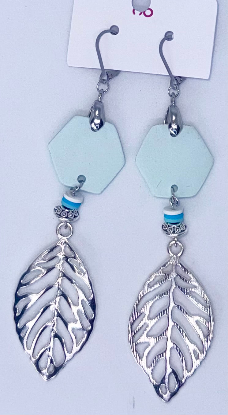 Frosted Leaf Dangles