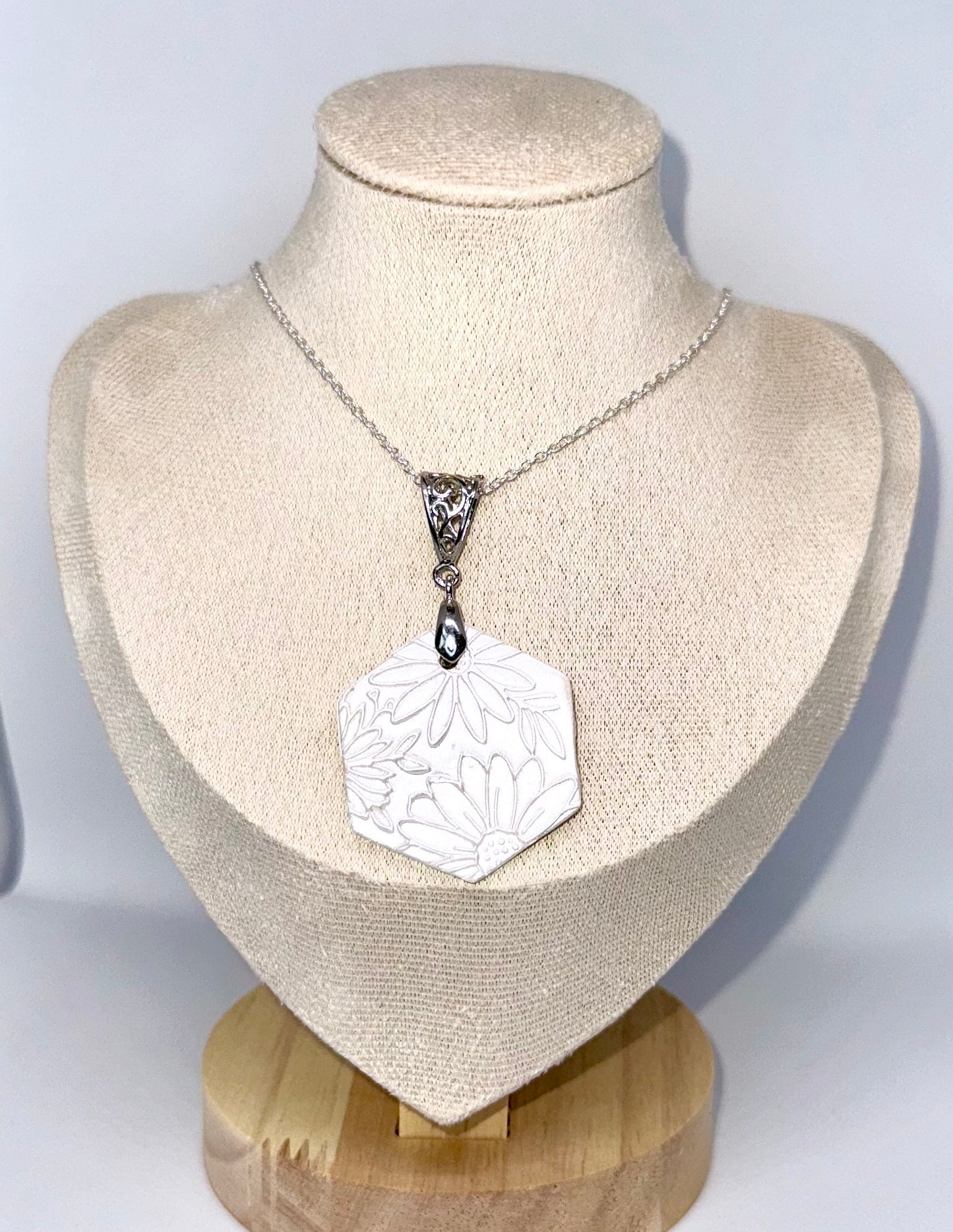 Bloom Hex Pendant