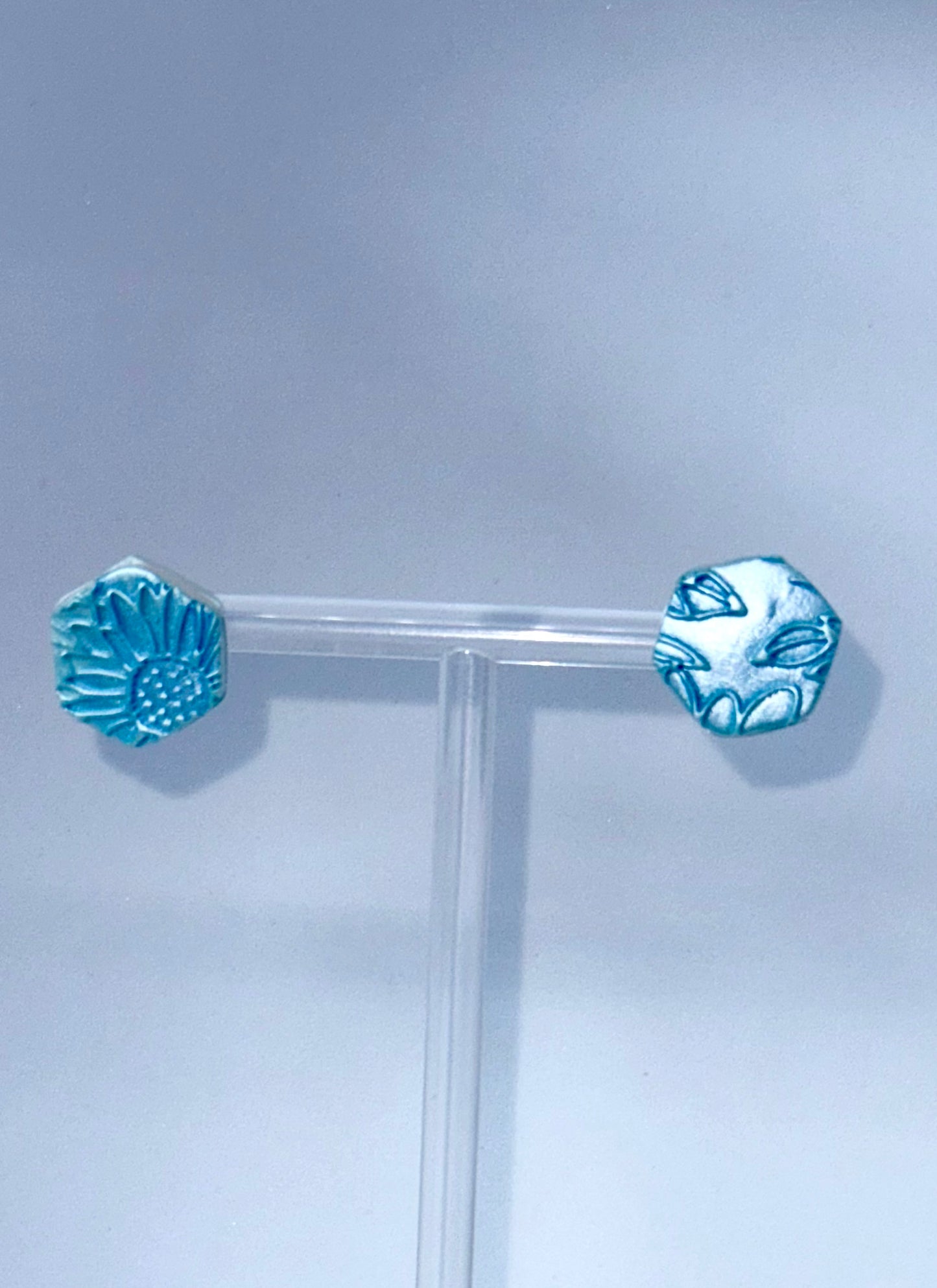 Blue Garden Studs