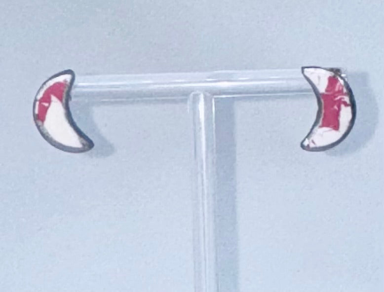 Candy Crescent Studs
