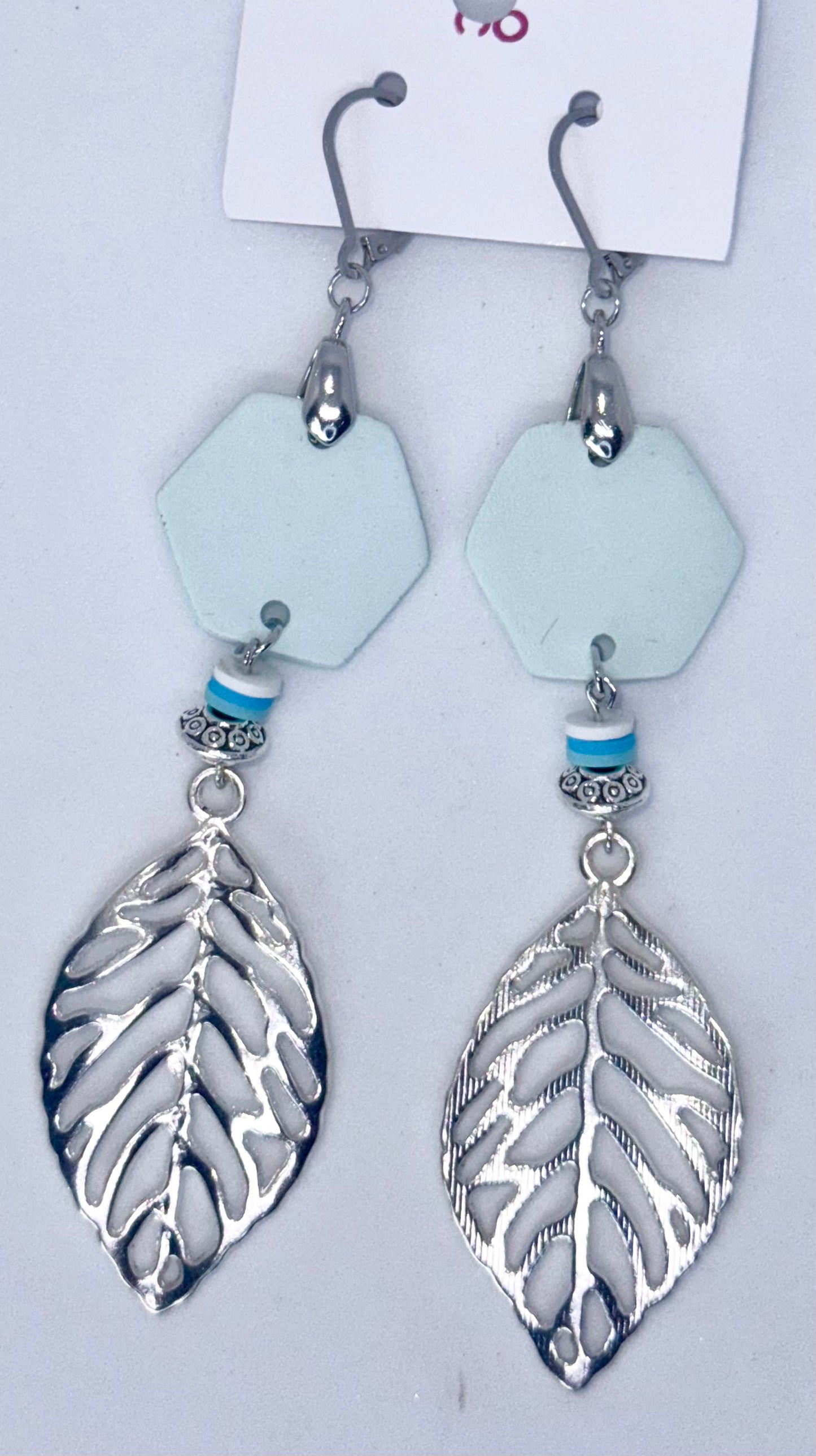 Frosted Leaf Dangles