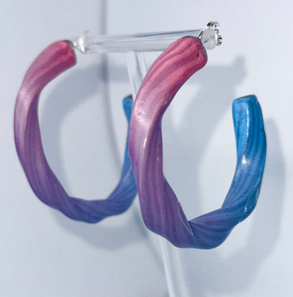 Twilight Wave Hoops