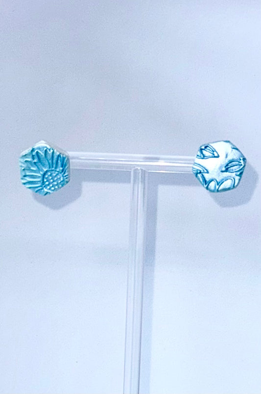 Blue Garden Studs