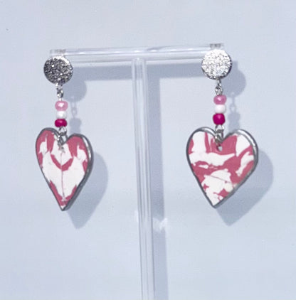 Candy Hearts Dangle Earrings