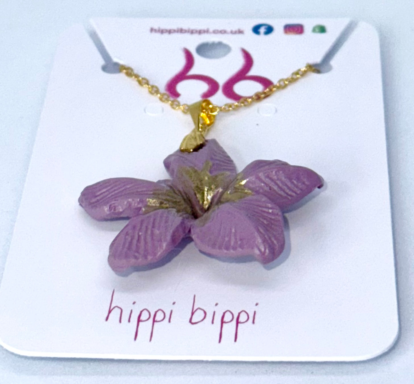 Orchid Whisper Pendant