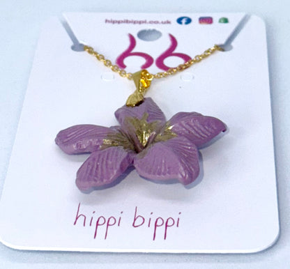 Orchid Whisper Pendant