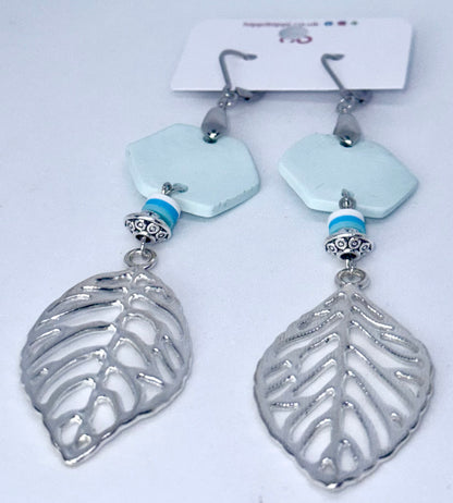 Frosted Leaf Dangles