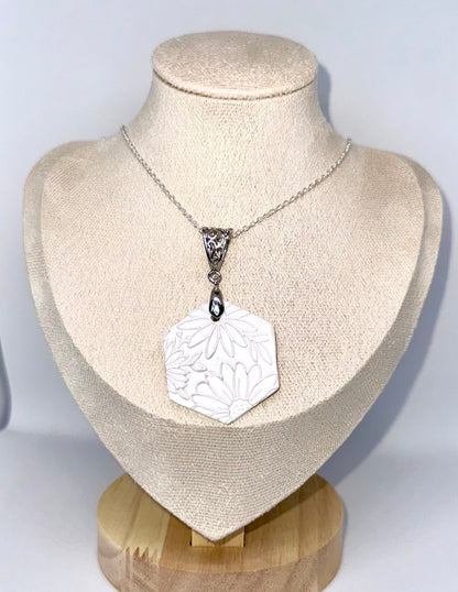 Bloom Hex Pendant
