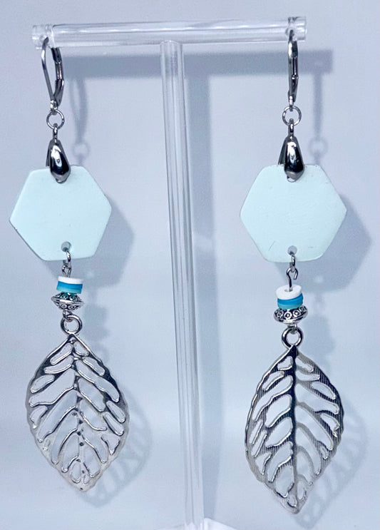 Frosted Leaf Dangles