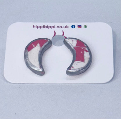 Candy Crescent Studs