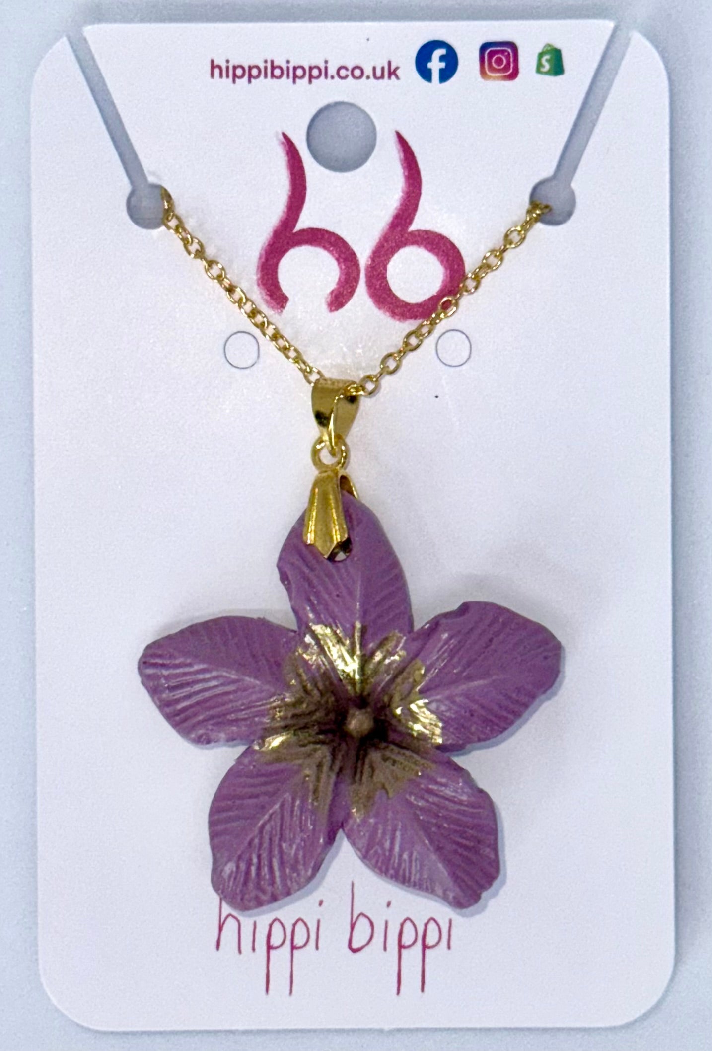 Orchid Whisper Pendant