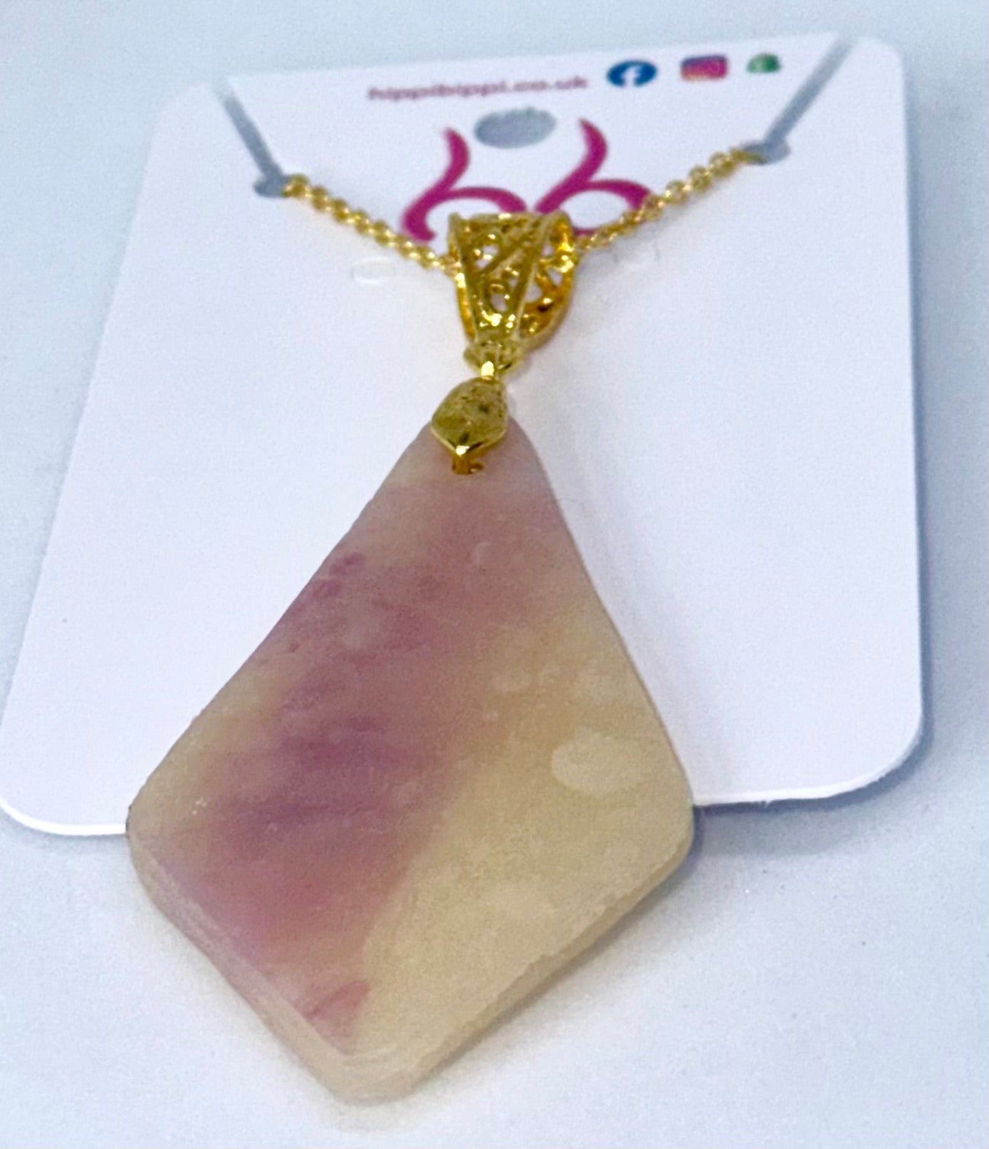 Purple  Drift Pendant