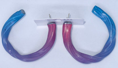 Twilight Wave Hoops
