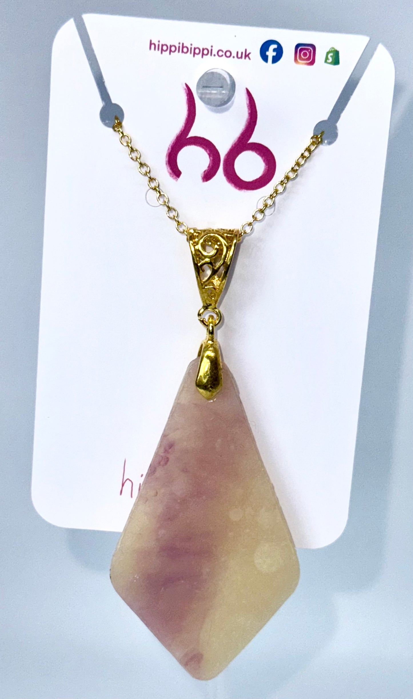 Purple  Drift Pendant
