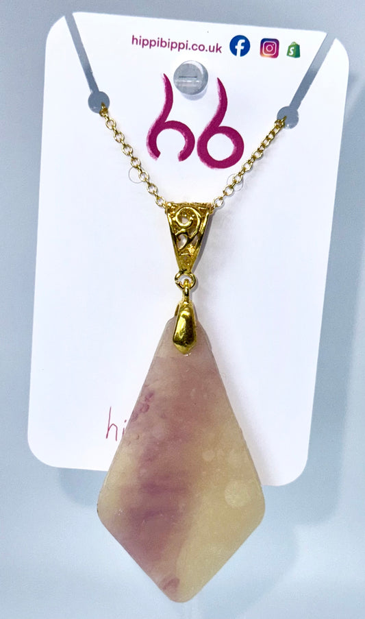 Purple  Drift Pendant
