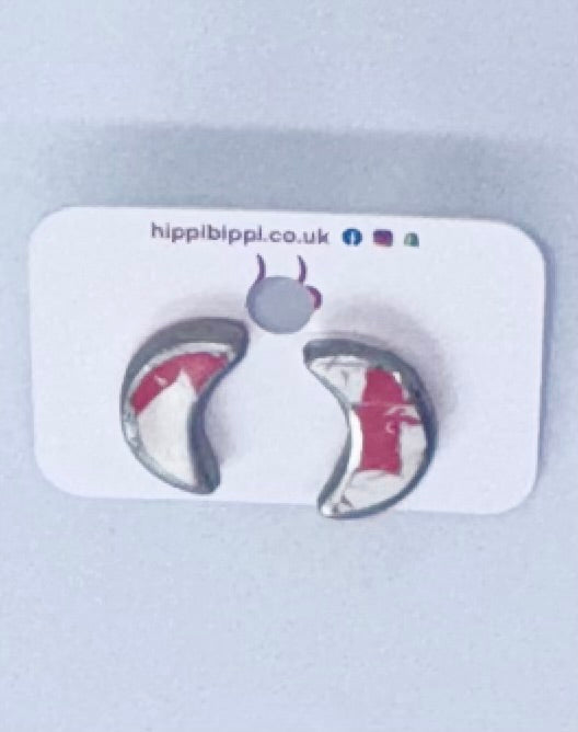 Candy Crescent Studs