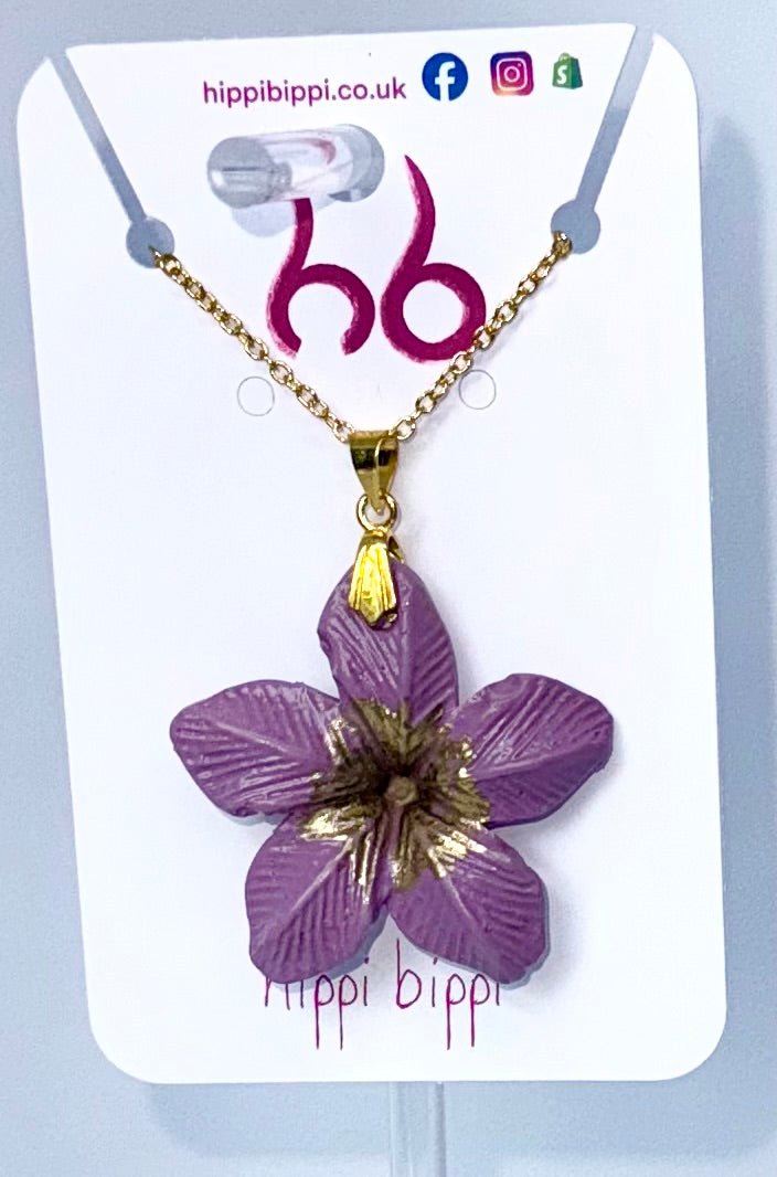 Orchid Whisper Pendant