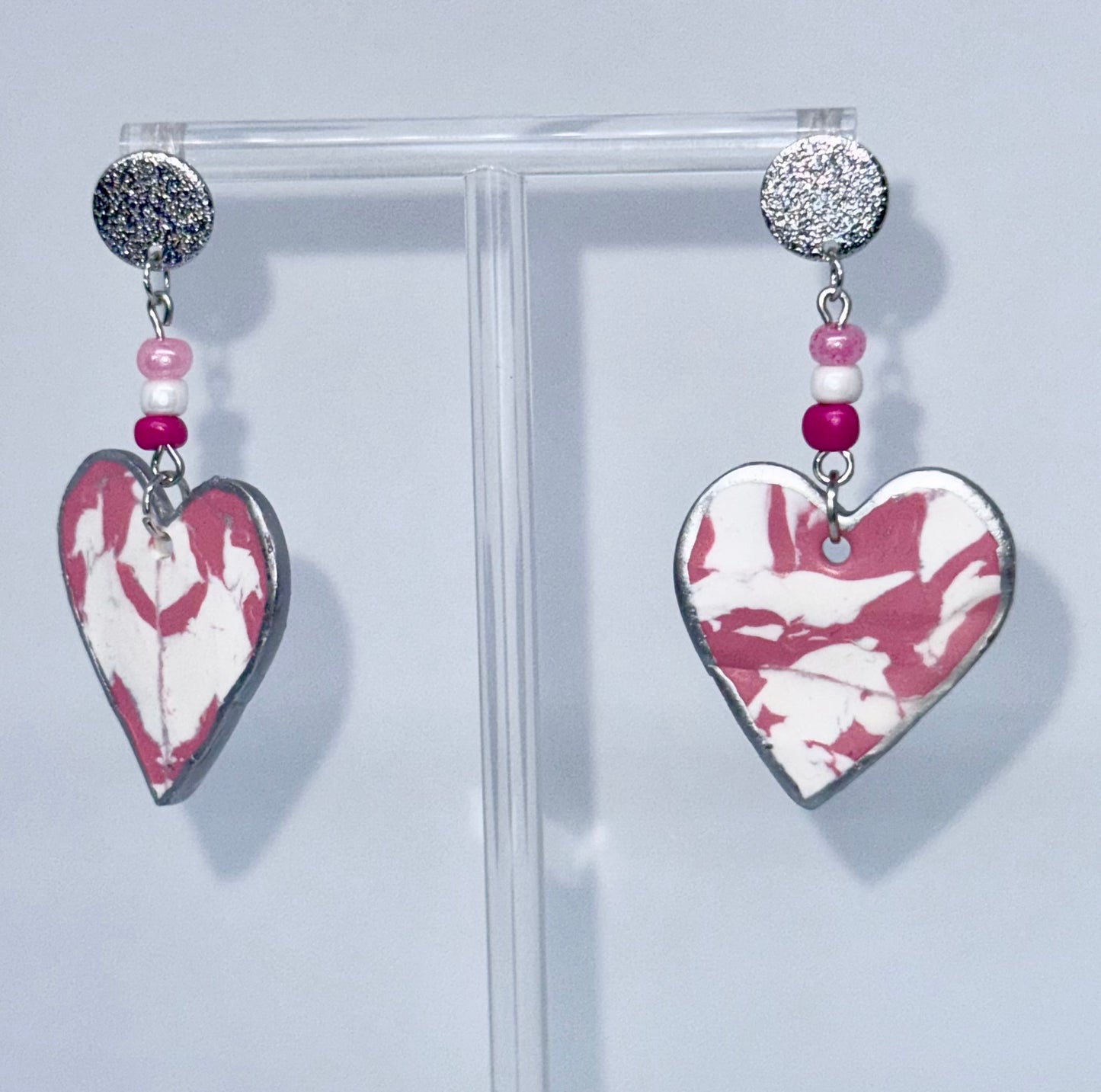 Candy Hearts Dangle Earrings