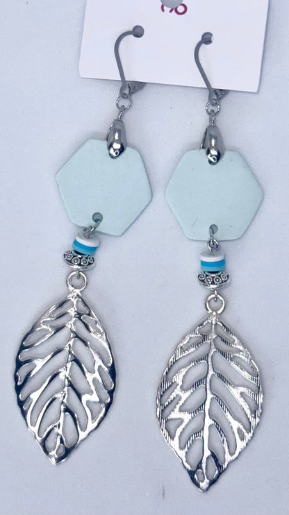 Frosted Leaf Dangles
